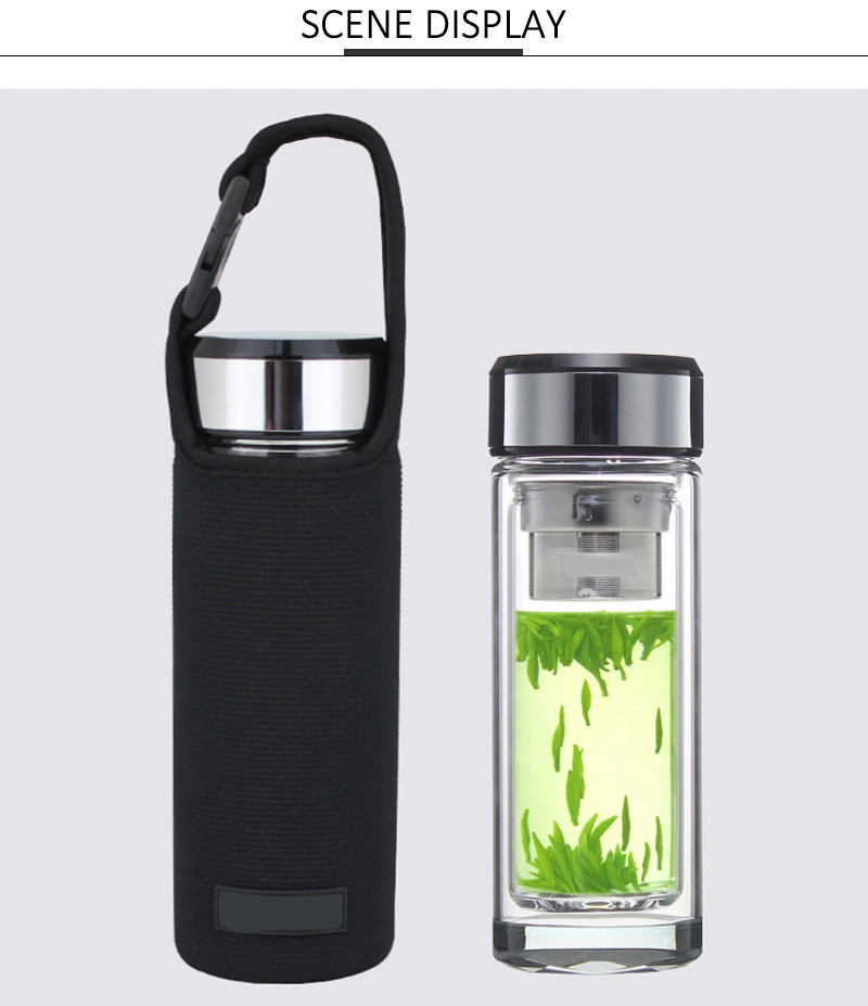 Pure Color Eco Friendly L7.5cm Water Bottle Cover