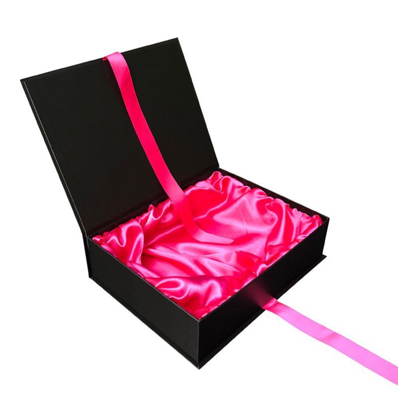 Luxury Folding Paper Packaging Carton Box, Custom Logo Printed Human Hair Wig Extensions Gift Box