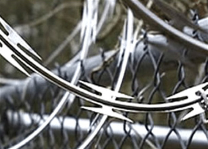 Cbt 65 Protection Coil 700mm Galvanized Razor Barbed Wire