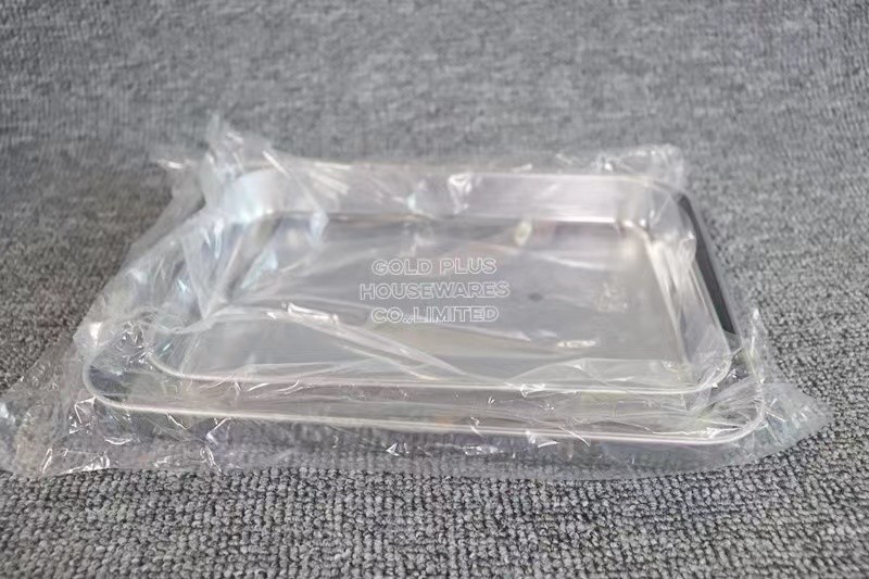 Odorless Stainless Steel Table Tray Jewelry Storage Cookie Sheet Rectangle