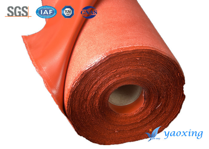 Resistant 200 Degrees Celsius Silicone Rubber Coated Fabric With Waterproof