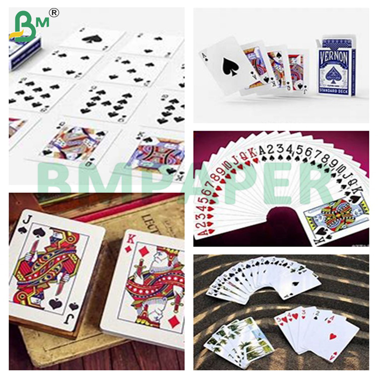 Black Core Paper Smooth High Folding Resistant Playing Card Paper 450 * 320mm