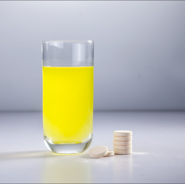 Energy Drinks Calcium And Vitamin D Tablets , Calcium Fizzy Tablets Orange Flavor