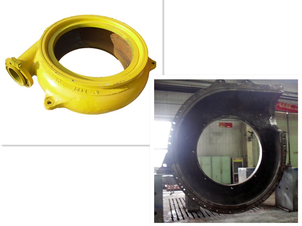 Large Capacity Slurry Pump Parts / Irrigation Pump Parts For Sand Slurry Pump