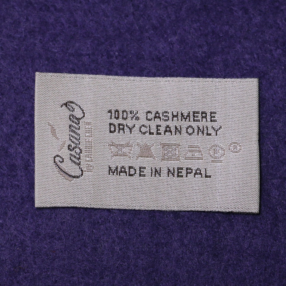 High Density Flat Woven Cloth Labels / Personalised Woven Labels