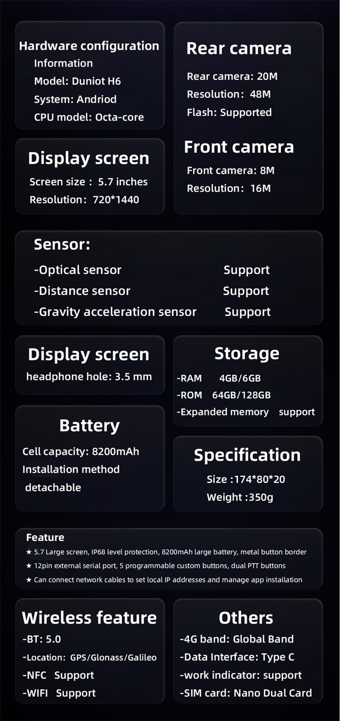 Explosion Proof Android Mobile Phone with Gorilla Glass Rugged Protection