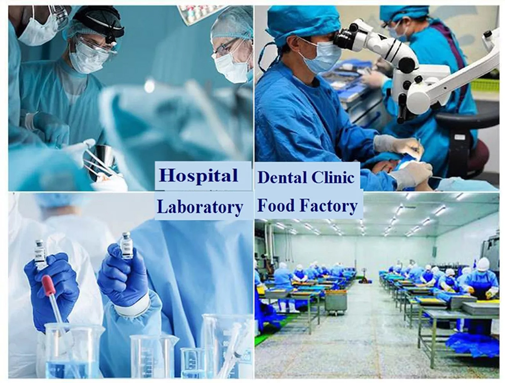 Non Woven Pp Pe Coated Yellow Disposable Surgical Gown For Doctors