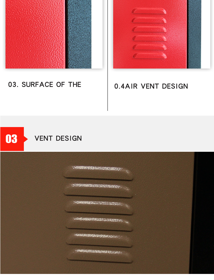 Schoolbag 0.4mm To 1mm OEM Metal Storage Locker Cabinet