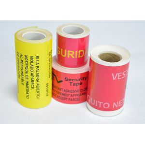 Buy cheap Customized Tamper Proof VOID Security Labels With Hidden Message product
