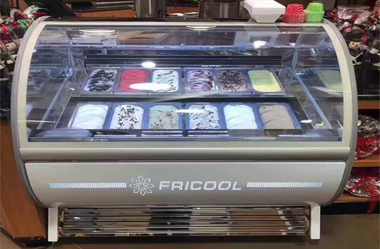 600L Gelato Ice Cream Display Freezer