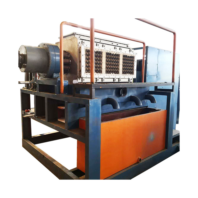 PLC Controlled Egg Tray Production Line Reciprocating And Rotary Forming 6 Seconds Per Cycle