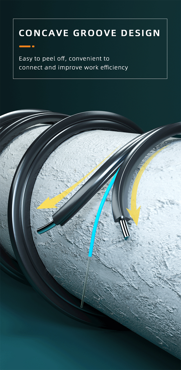 GJXH GJYXCH GJYXFCH FTTH Indoor 1 Core aerial Fiber Optic Cable