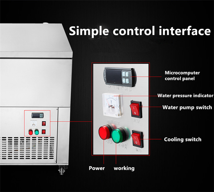 Commercial Cylindrical Ice Making Machine large Ice Block Freezing Machine ice block making machine on sale