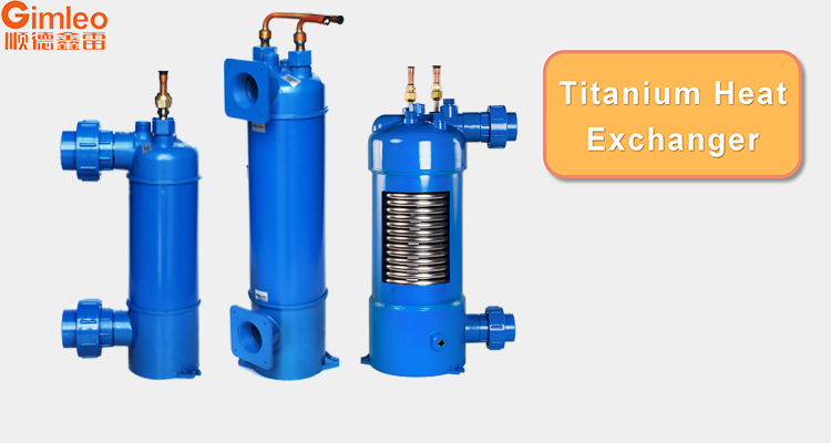 Chiller Heat Exchanger ETA3 Titanium Evaporator Energy Saving With 12.7mm Refrigerant
