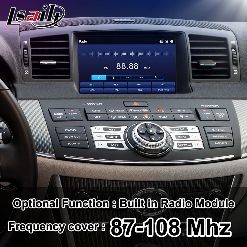 8 Inch Car Multimedia Display RK3399 / PX6 Processor For 2008-2010 Infiniti M35 M45 M37