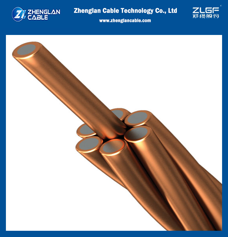 CCS ASTM B910 Copper Clad Steel Conductor Wires Cables Customize Size Availab 30% 40% IACS electrical Conductivity