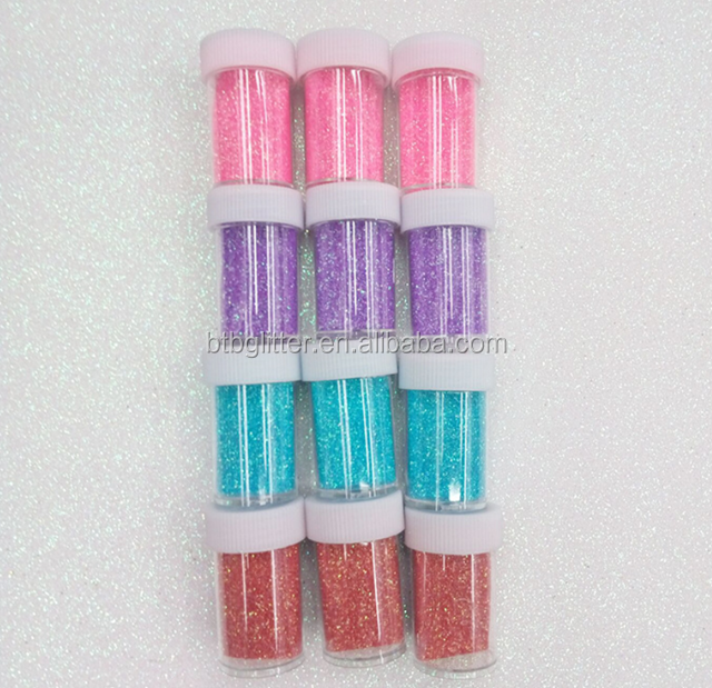 European Regional Feature Empty Plastic Glitter Shakers for Decoration