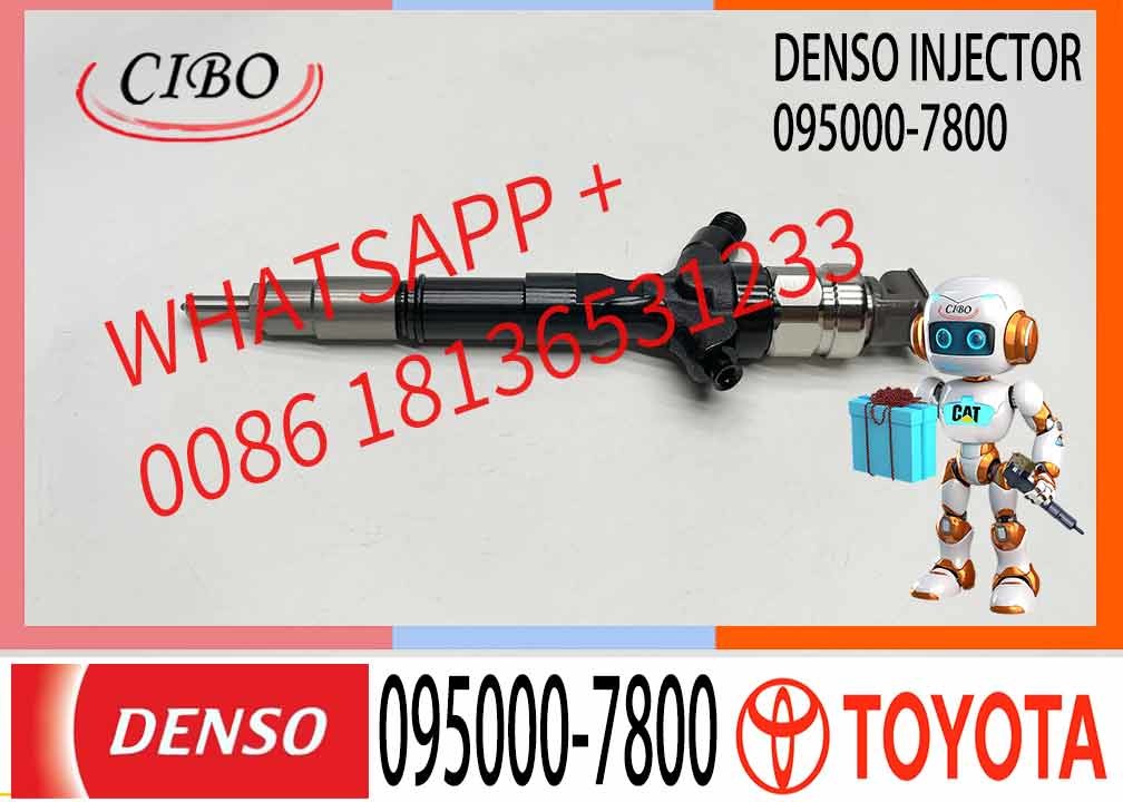 095000-7800 For TOYOTA Diesel Fuel Injector 23670-30310 23670-39285