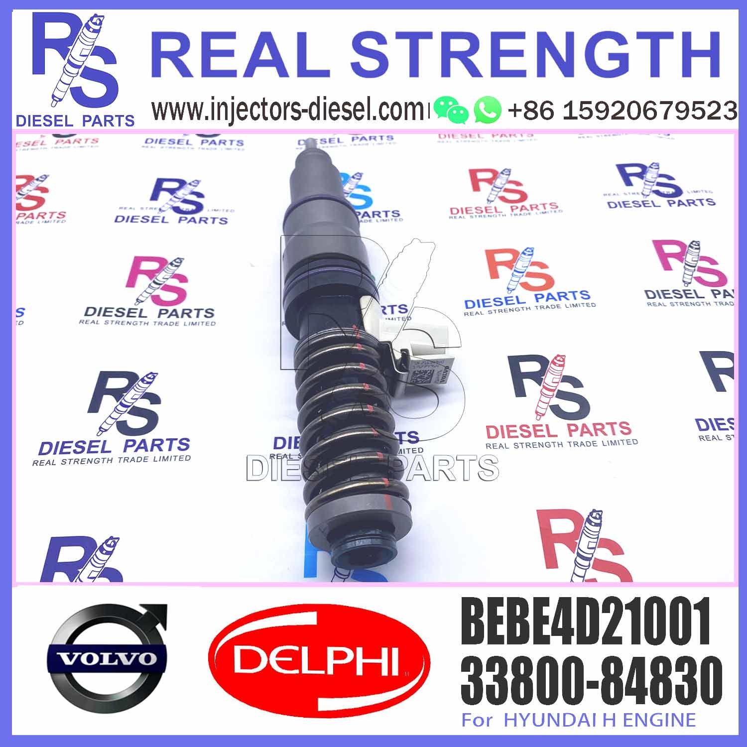 New Diesel Fuel Injector 33800-84830 for V-O-L-V HYUNDAI 3380084830 BEBE4D21001 33800-84830 E3-E3.18