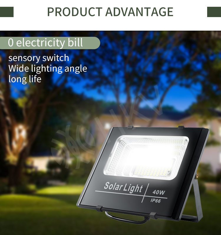 Solar Powered IP65 High Power LED Floodlight Outdoor Security Lights For Garden , Lawn