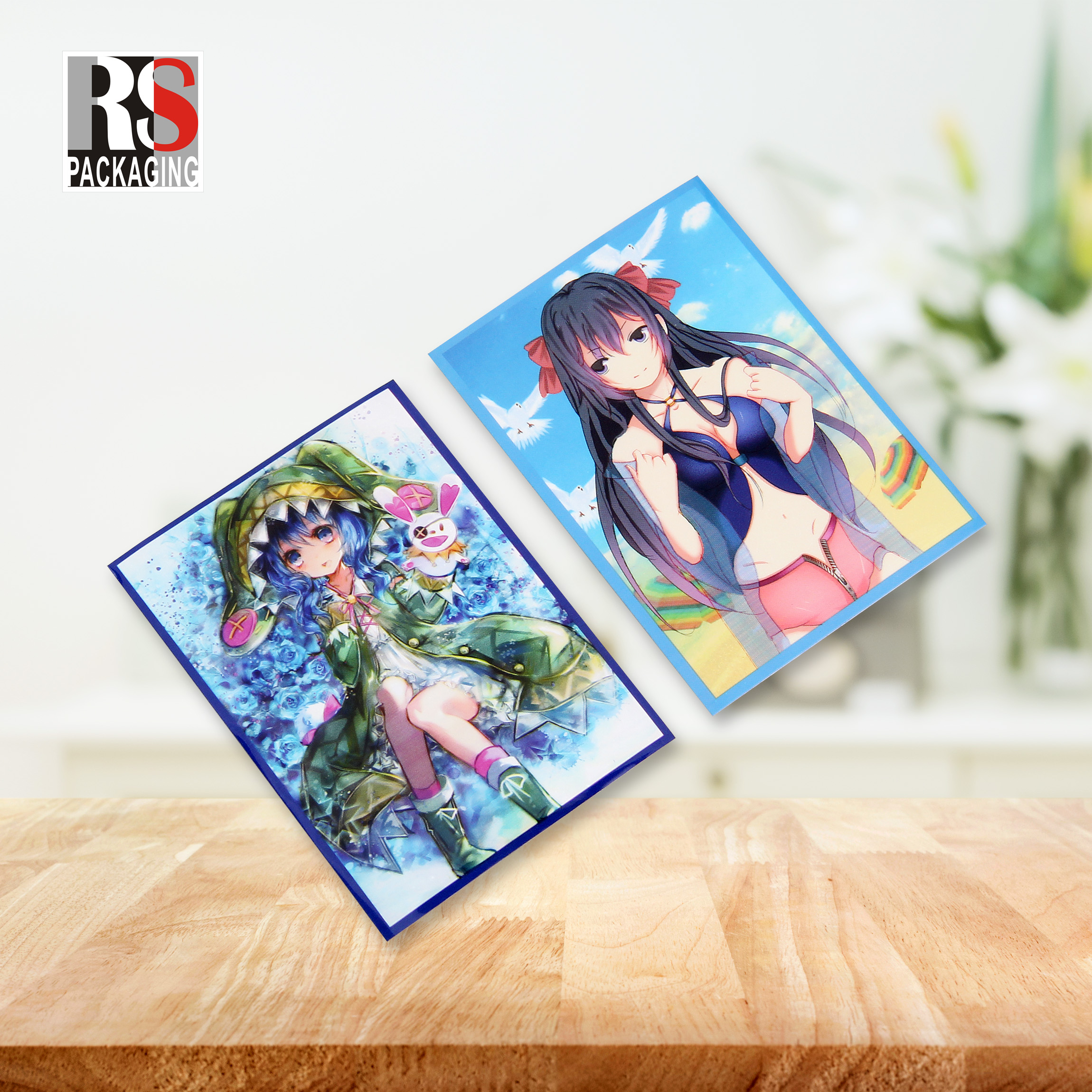Clear Poly Plastic Trading Card Sleeves Custom For Ultimate Card Protection