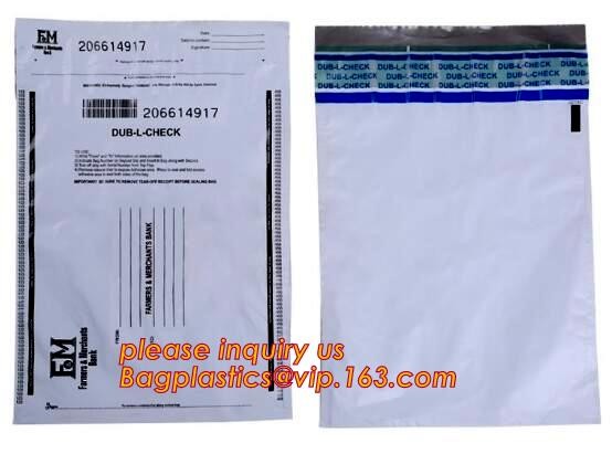 Security plastic bag with adhesive tape for cash, plastic money bag, Security Money Cash Bag For Airport/Bank and police