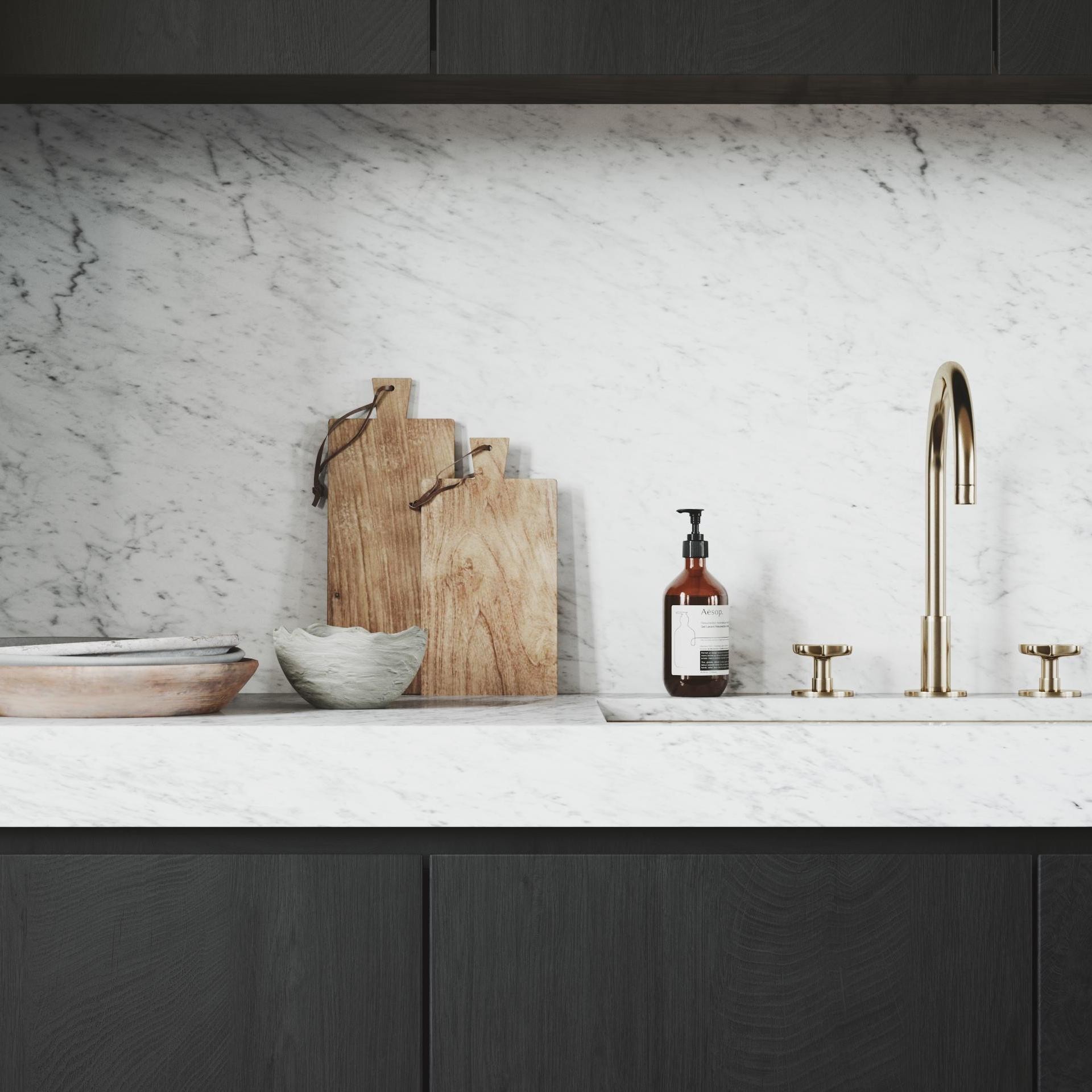 Custom Complete Melamine Kitchen Cabinet Villa Kitchen Cabinets Cupboard Manufacturer