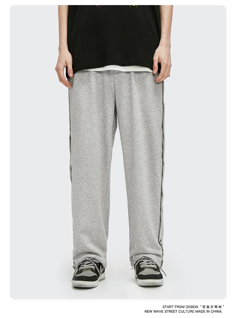 Windproof Mens Cotton Jogger For Double Breasted Print Jogging Sweatpants