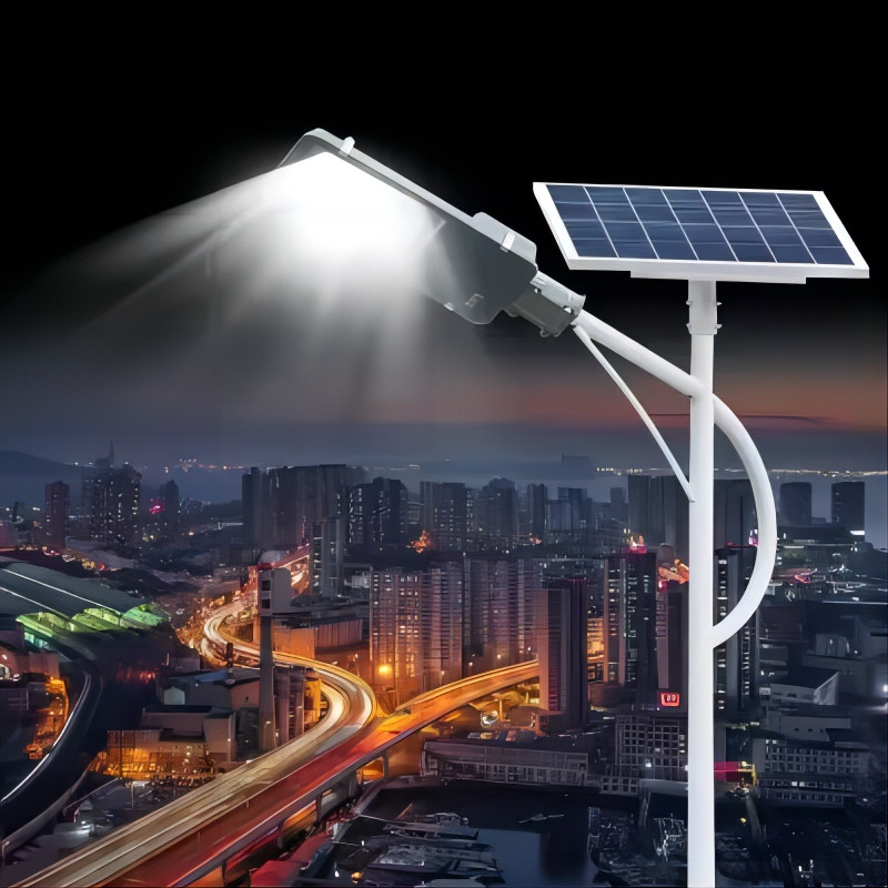 14000lm lamp efficiency Pollution Free Led street light Solar led Street Lights No Manual Operation