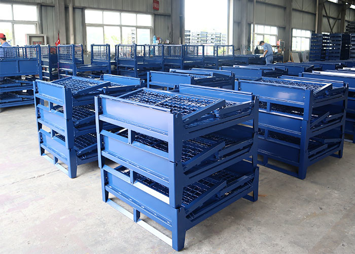Customized Steel Collapsible Pallet Cage With Padlock Locking System