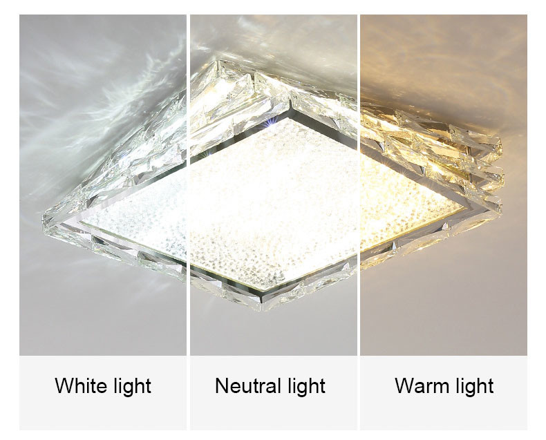 Luxury Simple Square Crystal Ceiling luxury light(WH-CA-110)