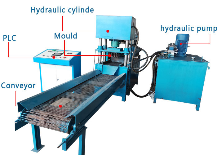 Hookah Shisha Round Cube Biomass Charcoal Briquette Machine