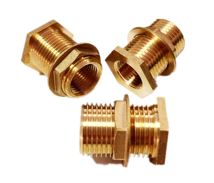Brass Rain Barrel Spigot Quarter Turn Ball Valve Spigot With Bulkhead Fitting