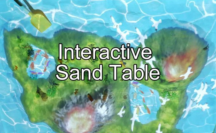 220V Interactive Projection Sand Table 11 Game Projection Sand Pool Game