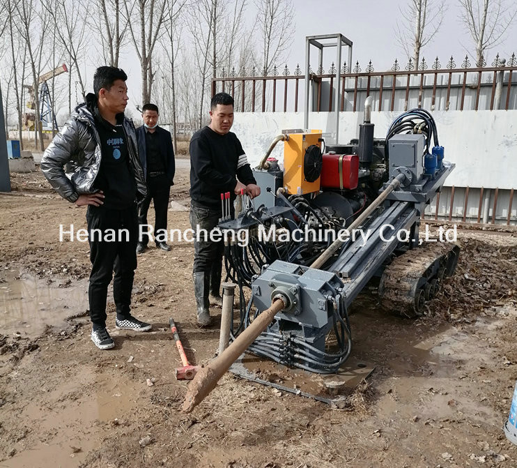 Remote Control HDD Drill Rig 62KW Horizontal Directional Drilling Equipment