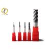 Buy cheap 4 Flute Flattened Tungsten Carbide Milling Cutters 58HRC from wholesalers