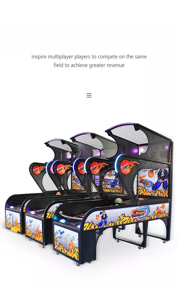 Dreamland Coin Operated Electronic Basketball Game Machine Street Basketball Machine