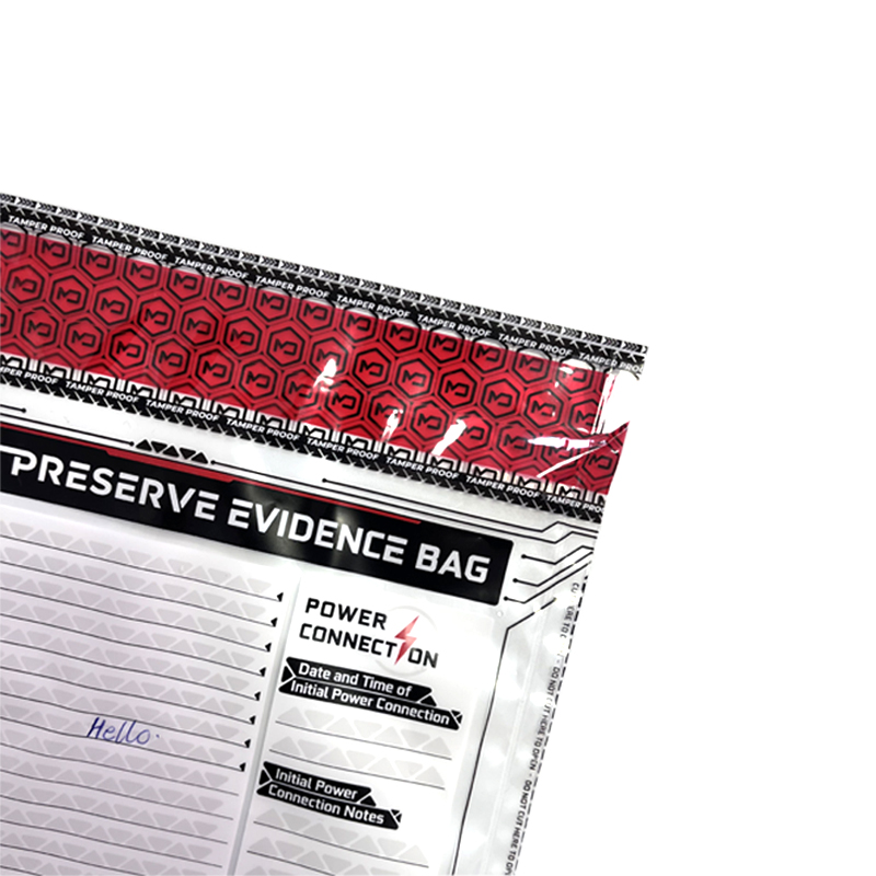 Evidence Cash Bag Customized Color for Secure Tamper Evident Bank Pouch and Collectio