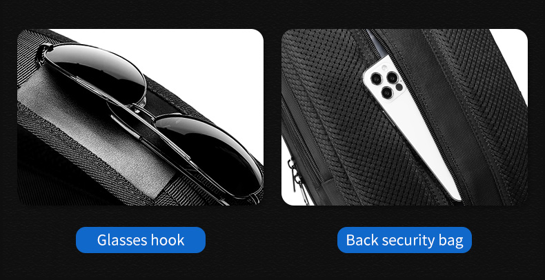 Hot selling custom logo waterproof men fashion shoulder chest crossbody sling bag for men messenger bags