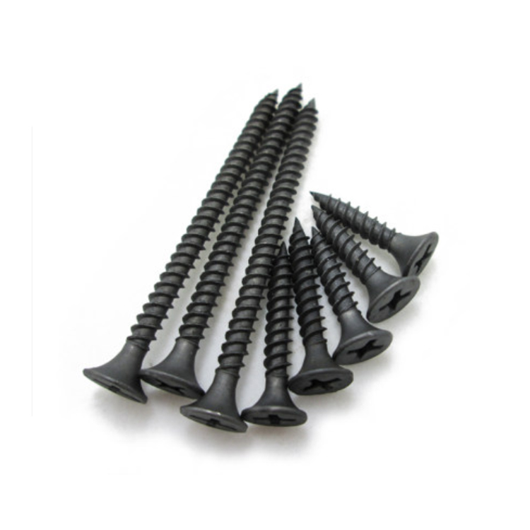 Black Gray Phosphated Bugle Head Gypsum Board Screw Coarse Thread Tornillos Drywall Screw For Drywall