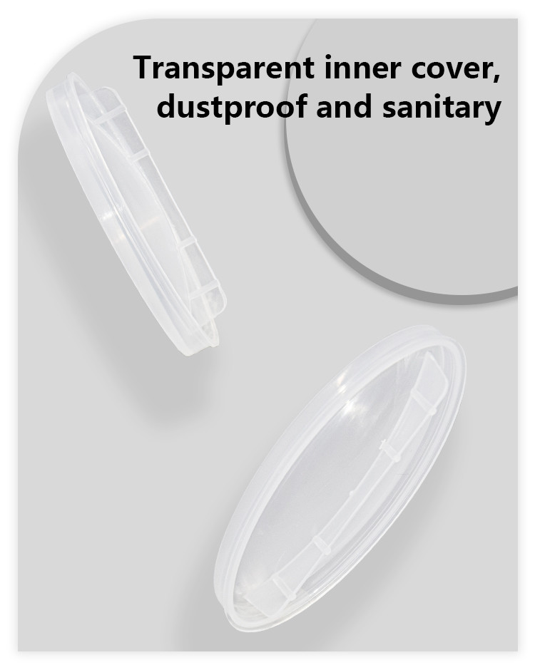 Reusable PP PCR Oval Shaped Deodorant Stick Container With Flat Top Cap 15g 50g 75g