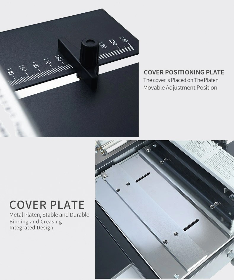 A4 Hardcover Book Binding Machine With Easy Manual Operation And Hot Melt Glue