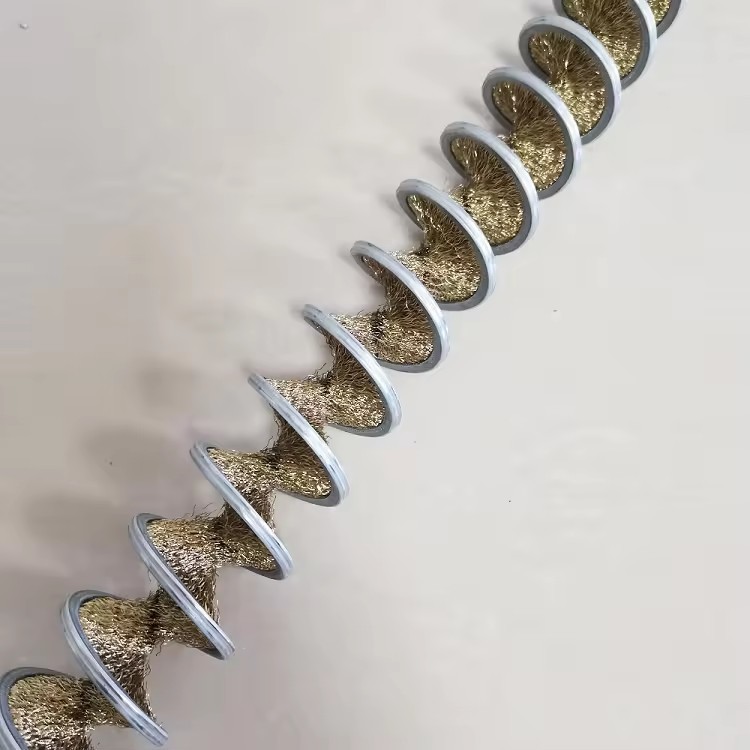 OD50MM-60MM Brass Steel Wire Spiral Brush Inner Coil for Cable Wire Rope Cleaning