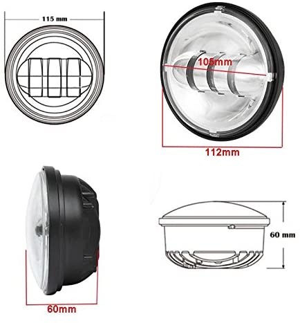 IP67 4.5 Inch Cree LED Passing Light LED Fog Lamps For Motorcycles Auxiliary Light