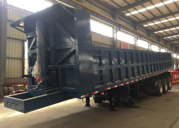 Construction Business Semi Trailer Truck For Transporting Soil, Sand High Safety