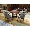 Buy cheap ISO14001 Veneer Hotel Restaurant Furniture Solid Wood Dinning Table Set from wholesalers