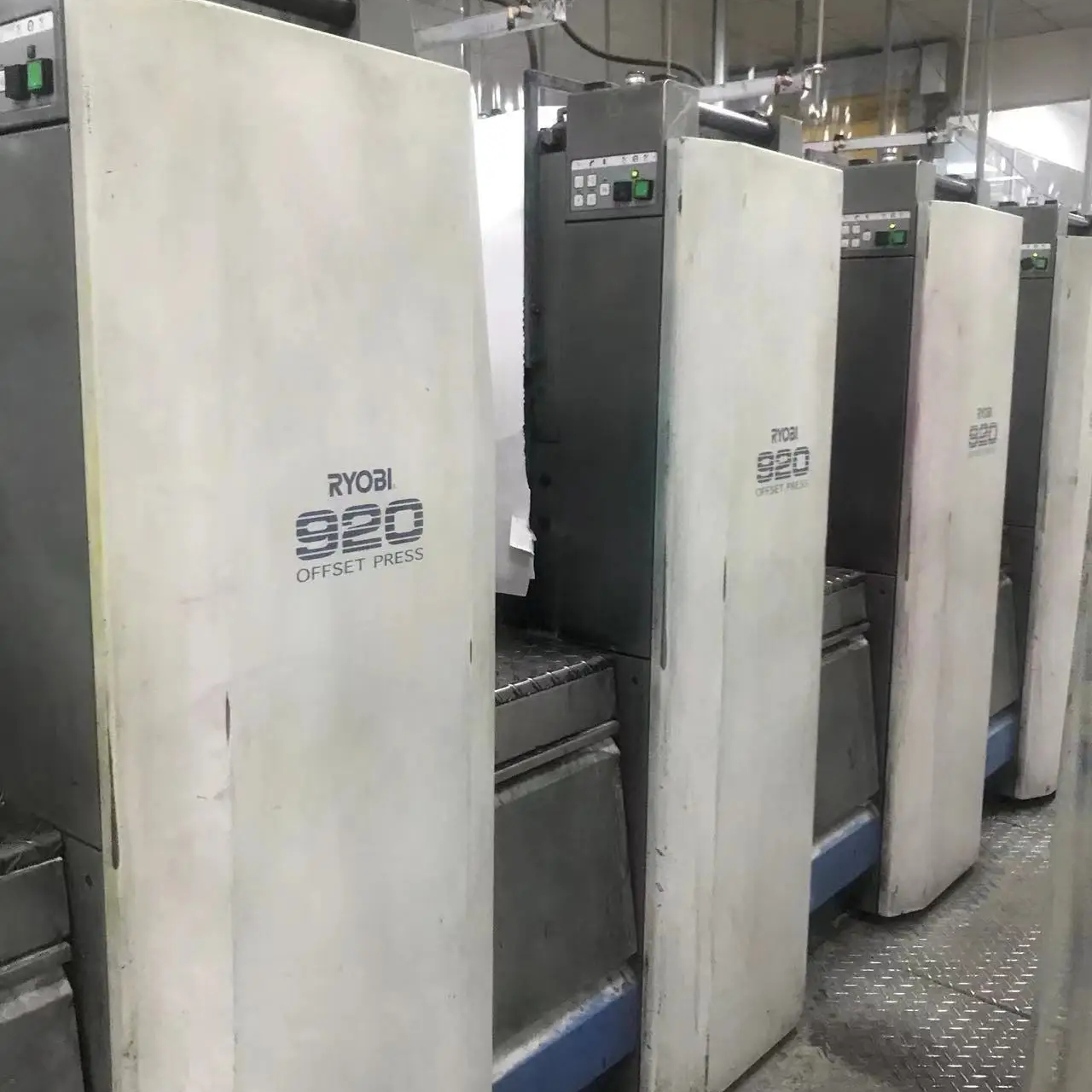 Flatbed Printer Plate Type Used Four Colour Offset Printing Machine 220000 KG With Accuracy