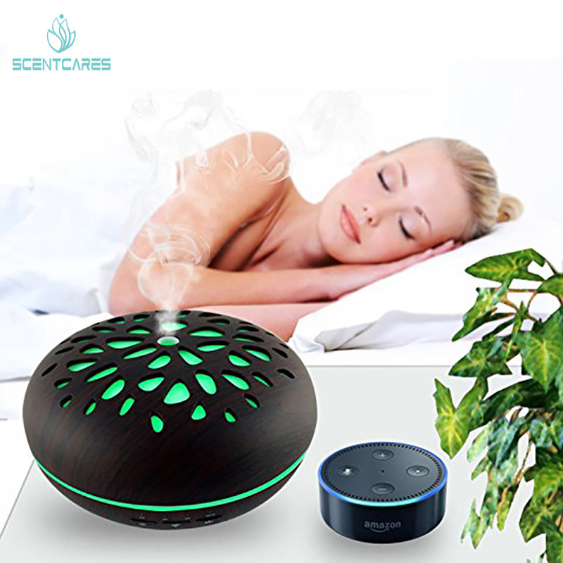 Tabletop LED Light 0.84KG Ultrasonic Humidifier