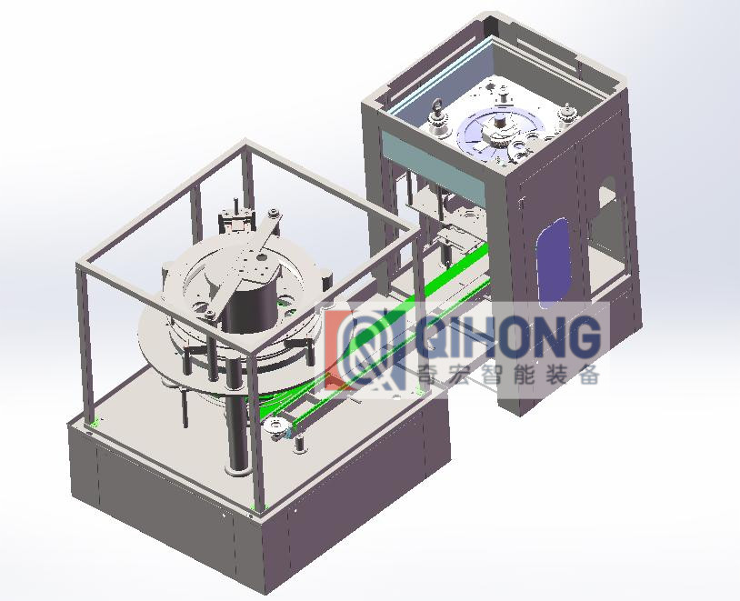 QH712A-04B Thick Sauce Automatic Filling And Sealing Machine, 150cans/Min-250cans/Min