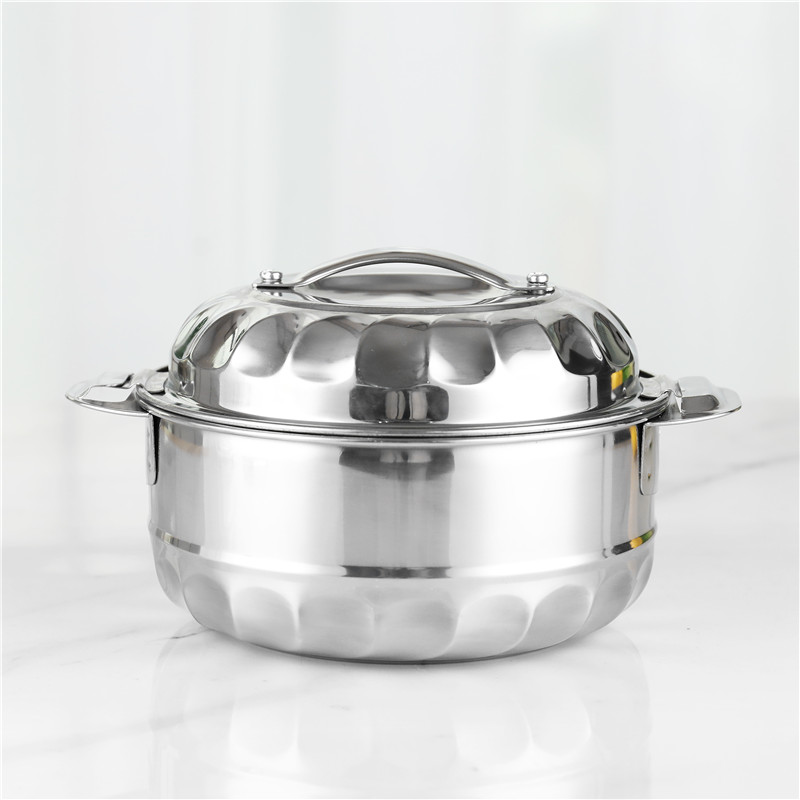 Wholesale 6pcs insulated stock pot set quality double wall cookware set with lid